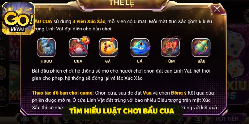 Quy tắc chơi game với ba viên xúc xắc